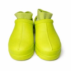 UGG Tasman X Waterproof Clog Key Lime Removable Sock Slip-On Rain Boot Size 9